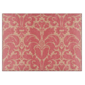 バロックスタイルダマスク背景 カッティングボード (正面)