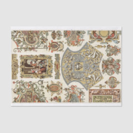 バロックスタイルデクページ紙 薄葉紙