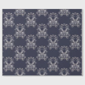 バロックスタイルフローラレトロ ラッピングペーパー (フラット)