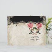 バロックスタイルヴィンテージバラブラックnクリームレース (スタンド正面)