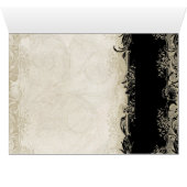 バロックスタイルヴィンテージバラブラックnクリームレース (内部横(下))