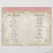 バロックスタイルヴィンテージバラレース (裏面)