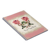 バロックスタイルヴィンテージバラレース ノートブック (右側)