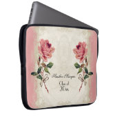 バロックスタイルヴィンテージバラレース ラップトップスリーブ (正面右)