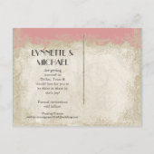 バロックスタイルヴィンテージバラレース 案内ポストカード (裏面)