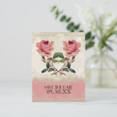 バロックスタイルヴィンテージバラレース 案内ポストカード (スタンド正面)