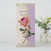 バロックスタイルヴィンテージバラ薄紫nクリームレース メニュー (スタンド正面)