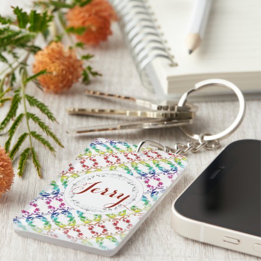 バロックスタイル素子 キーホルダー (正面右)