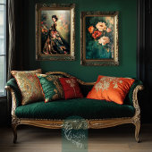 バロックダークムーディロココポートレートアート 薄葉紙