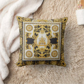 バロックデザイン クッション (ブランケット)