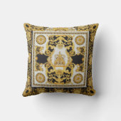 バロックデザイン クッション (裏面)