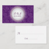 バロックバイオレットプラーク特別な機会プレイスカード プレイスカード (正面/裏面)