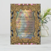 バロックバネキューフォーマル結婚式招待状 招待状 (スタンド正面)