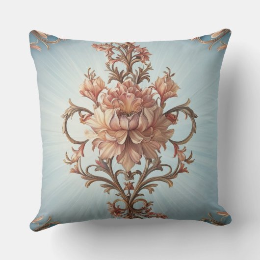 バロックバラ クッション (裏面)