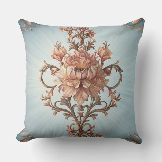 バロックバラ クッション (正面)