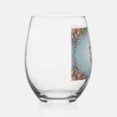 バロックバラ ステムなしワイングラス (右)