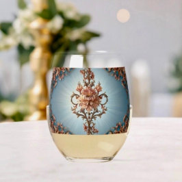 バロックバラ ステムなしワイングラス