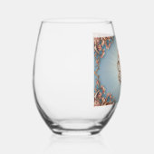 バロックバラ ステムなしワイングラス (右)