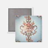 バロックバラ マグネット (正面/裏面)