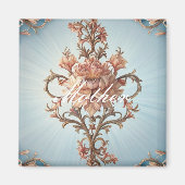 バロックバラ マグネット (正面)