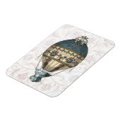 バロックバルーンブルー&クリーム マグネット (左側)