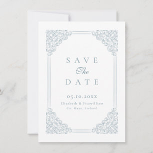 バロックビクトリアンダスティブルーヴィンテージ枠 セーブザデート