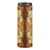 バロックビクトリアンフローラバラタペストリーピンクグリーン タンブラー (裏面)