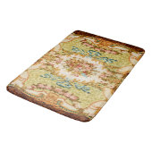 バロックビクトリアンフローラバラタペストリー バスマット (アングル)