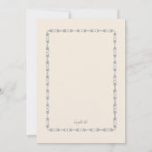 バロックビューティー アニバーサリー インビテーション (裏面)