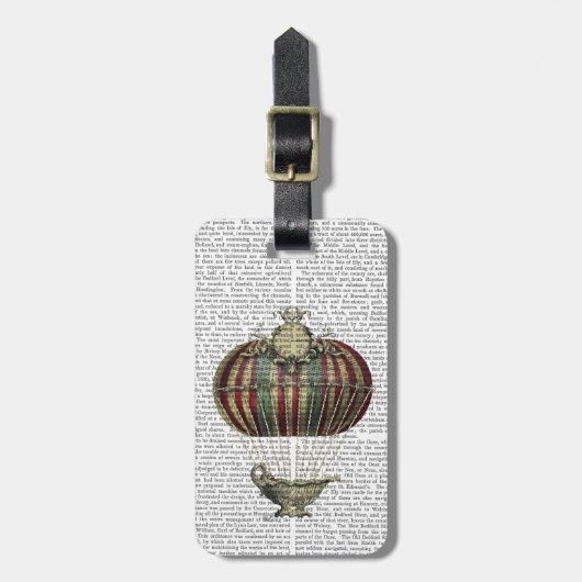 バロックファンタジーバルーン4 ラゲッジタグ (正面縦)