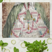 バロックフランスのカントリーバーラップマリーAntoinette キッチンタオル (折り畳み)