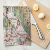 バロックフランスのカントリーバーラップマリーAntoinette キッチンタオル (四つ折り)