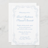 バロックフレーム結婚式招待状 招待状 (正面/裏面)