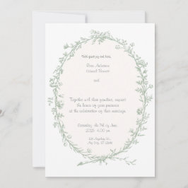 バロックフレーム結婚式招待状 招待状