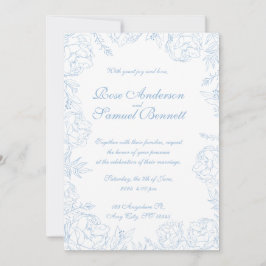 バロックフレーム結婚式招待状 招待状