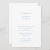 バロックフレーム結婚式招待状 招待状 (正面/裏面)