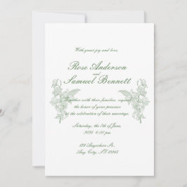 バロックフレーム結婚式招待状 招待状