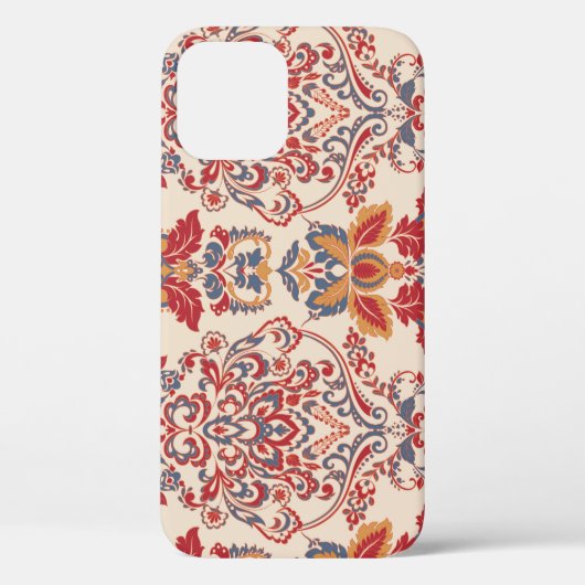 バロックフローラヴィンテージ壁紙デザイン Case-Mate iPhoneケース (裏面)