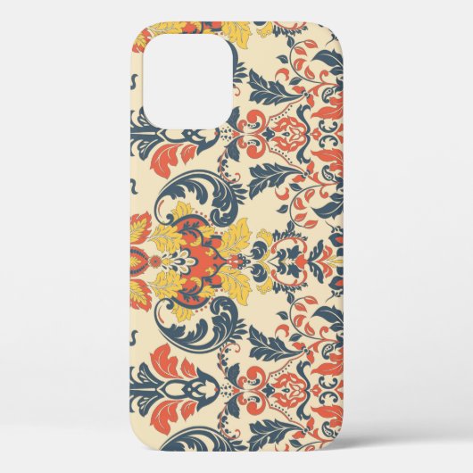 バロックフローラ:クラシックヴィンテージ壁紙。 Case-Mate iPhoneケース (裏面)