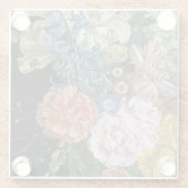 バロックフローラ – ブーケ ガラスコースター (裏面)