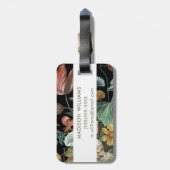 バロックフローラ – 花束 ラゲッジタグ (裏面縦)