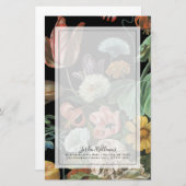 バロックフローラ-花束 便箋 (正面/裏面)