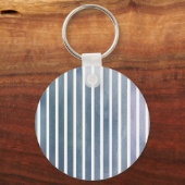 バロックブルーグレーウォーター色ストライプ キーホルダー (裏面)