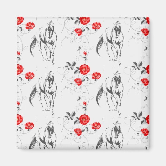 バロックホースマグネット マグネット (正面)