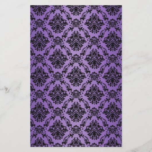 バロックライトパープルスクラビクトリアンップブック紙 (正面)