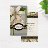 バロックヴィンテージリリーフォーマル結婚式の引き出物ギフトラベル (デスク)