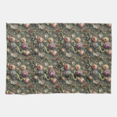 バロック境界 – ゴシックビクトリアン体 キッチンタオル (横)