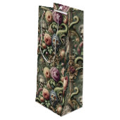 バロック境界 – ゴシックビクトリアン体 ワインギフトバッグ (裏面アングル)