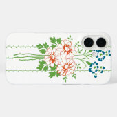 バロック壁紙フラワーブーケ… Case-Mate iPhoneケース (裏面 (横))