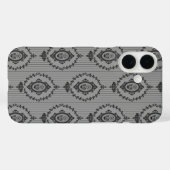 バロック壁紙 グレー Case-Mate iPhoneケース (裏面 (横))